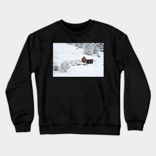 Barn in the woods Crewneck Sweatshirt